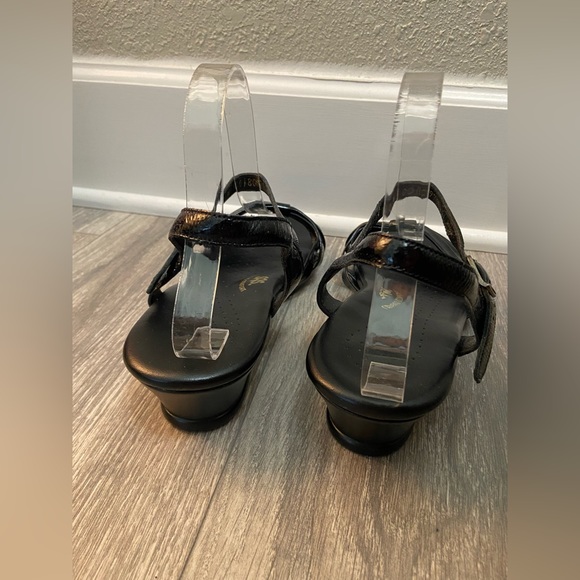 NWOT SAS Strippy Tripad Comfort Women’s Sandals Size 10 W Black Ankle Strap Lthr - Picture 7 of 12